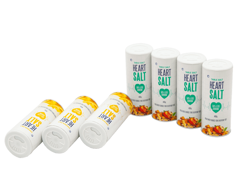 Lata de embalaje de tubo de papel de especias de condimento con tapa de coctelera