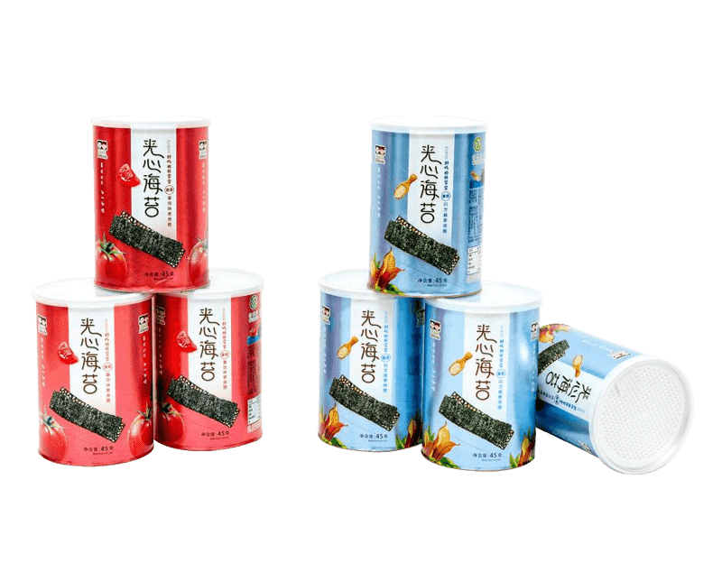 Envase Hermético De Cereales En Lata De Papel Personalizado 1000g