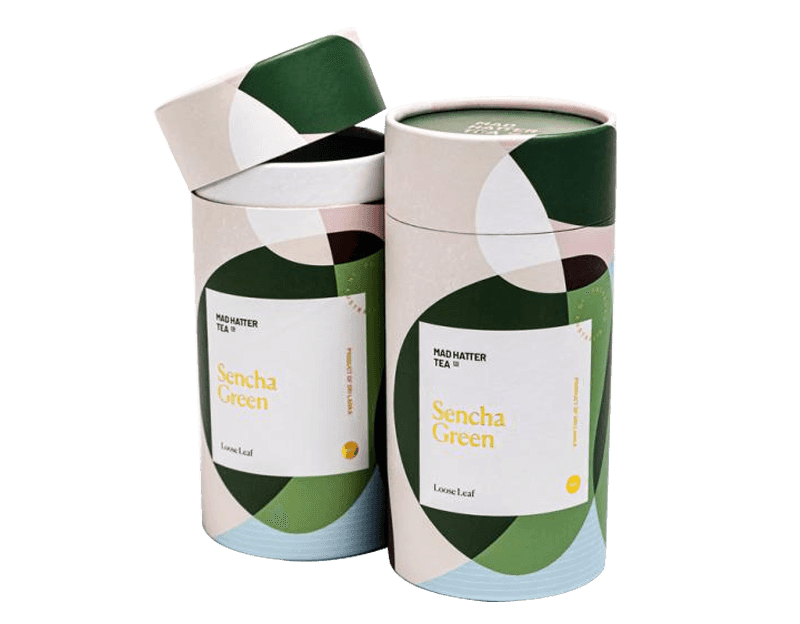 Caja de lata de té redonda impresa personalizada Caja de lata de café Empaquetado Lata de té de metal