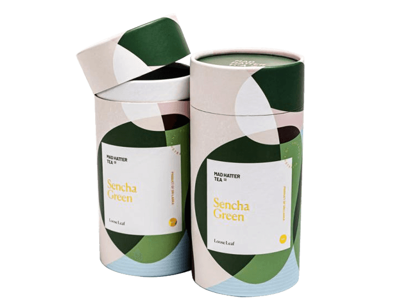 Caja de lata de té redonda impresa personalizada Caja de lata de café Empaquetado Lata de té de metal