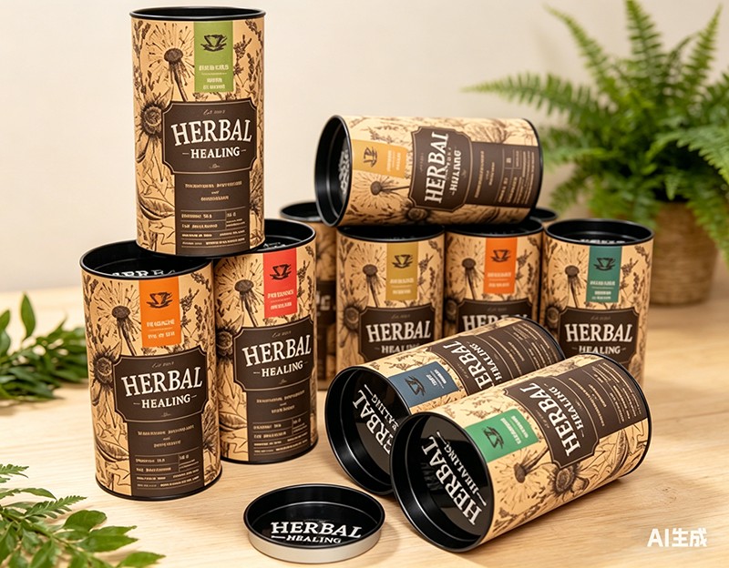 caja de embalaje de té suelto ecológico barato