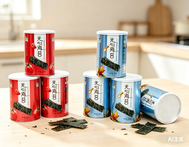 Envase Hermético De Cereales En Lata De Papel Personalizado 1000g