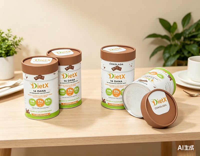Envase de nutrición deportiva de contenedor de polvo de (99-102,4) * 175 mm