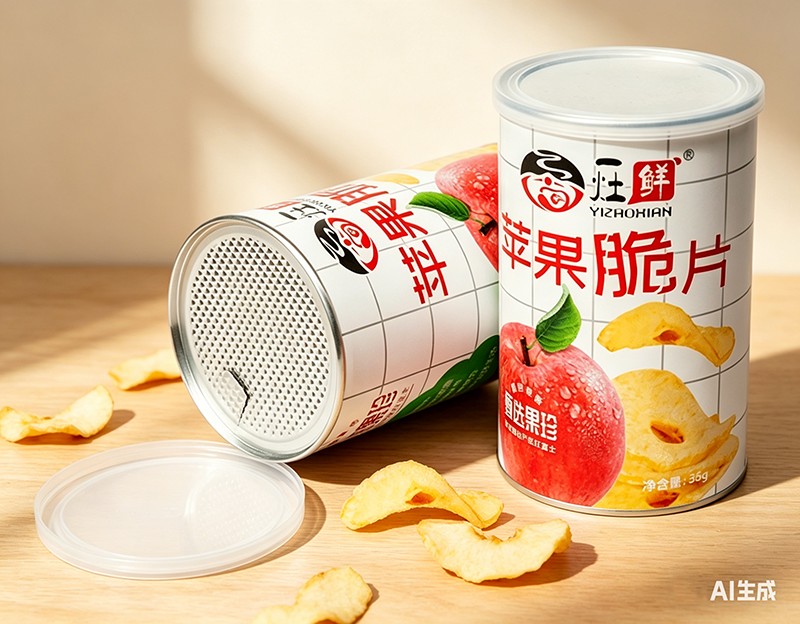 Empaquetado de latas compuestas de papel para bocadillos de alimentos secos ecológicos al por mayor