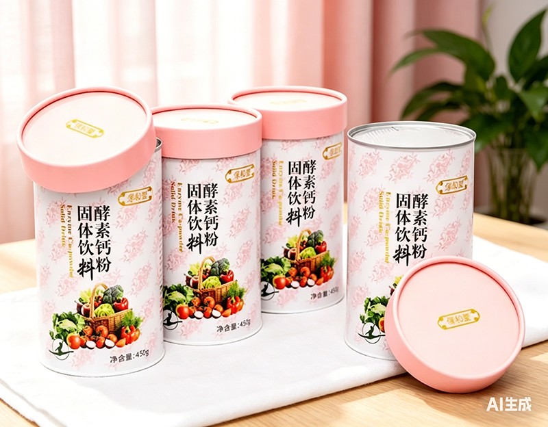 Materiales reciclables Suplemento en polvo seguro para alimentos Embalaje 500g