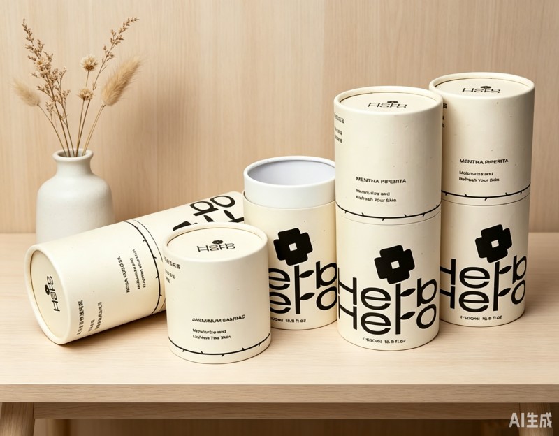 Tubo de papel de perfume Kraft impreso personalizado de primera calidad con inserto para botellas de fragancia