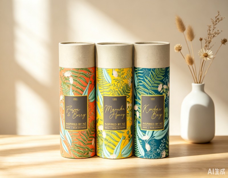 Embalaje de cilindro de papel de lujo de lámina de vela ecológica Embalaje de cilindro de papel de lujo de lámina de vela ecológica