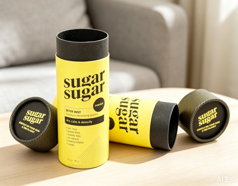Embalaje de caja de cosméticos de material de papel de diseño personalizado para champú seco