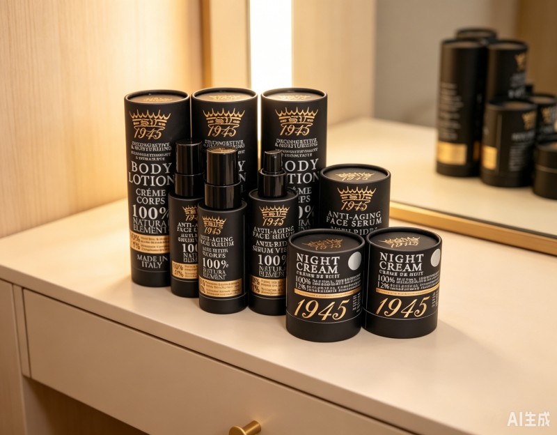 Caja de empaquetado cosmética de lujo de la cartulina 100ml